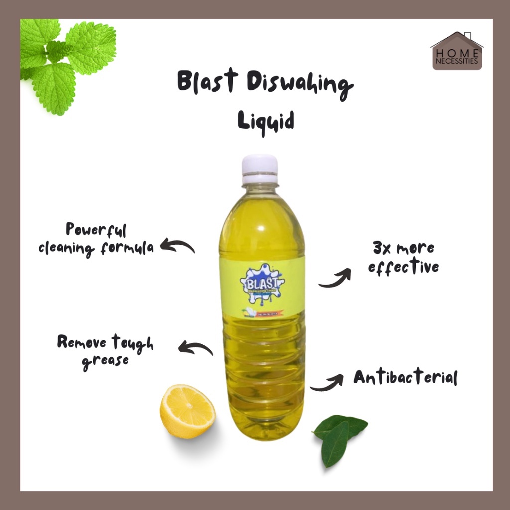 Blast Dishwashing Liquid with Antibacterial Formula Kalamansi