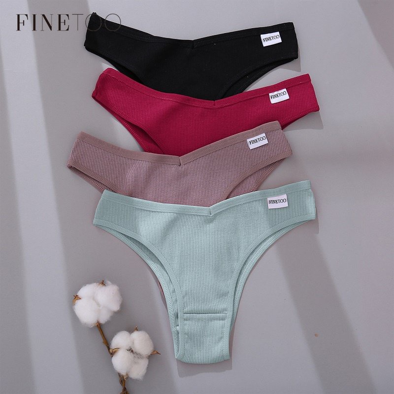 4Pcs/Pack Sexy Thong Women Lingerie Lot Low Rise Spots Ladies Fitness  G-string Panties Underwear Seamless Lingerie Solid Color - AliExpress