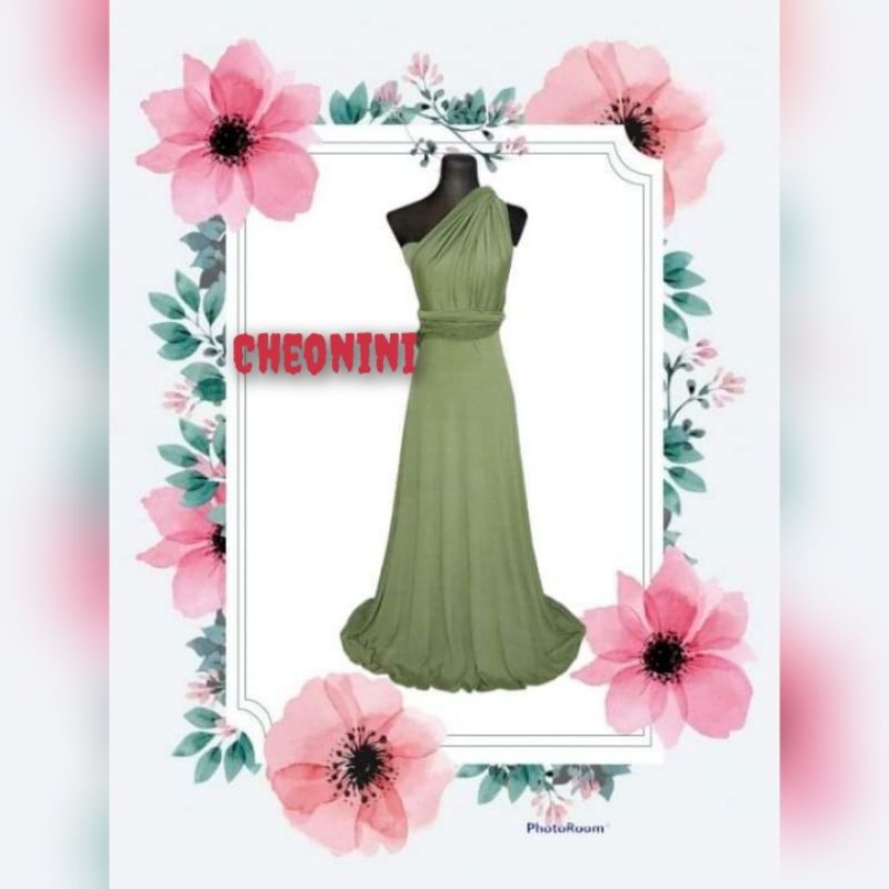 Infinity dress moss sales green