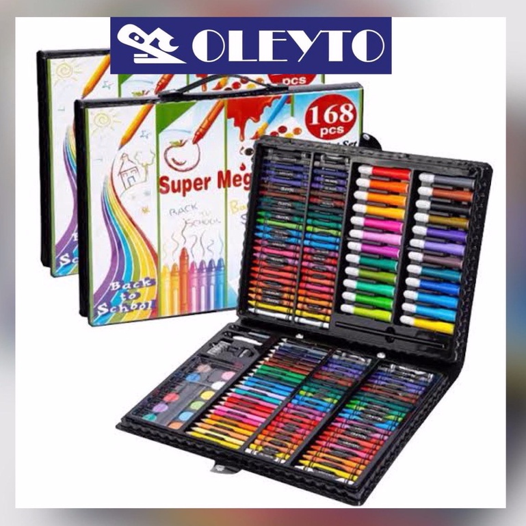 168pcs Art Supplies Set for Girls Deluxe Art Creativity Painting