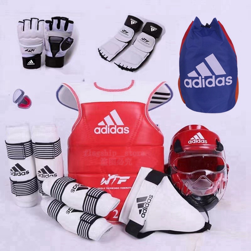 Adidas taekwondo cheap sparring gear set