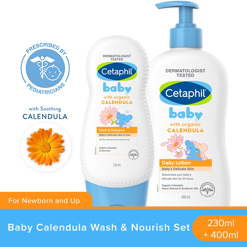 Cetaphil Baby Calendula Wash & Nourish Set