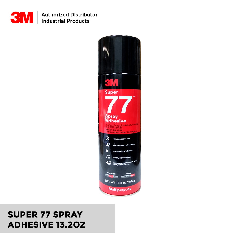 3M™ SUPER 77™ MULTIPURPOSE SPRAY ADHESIVE 13.2 OZ