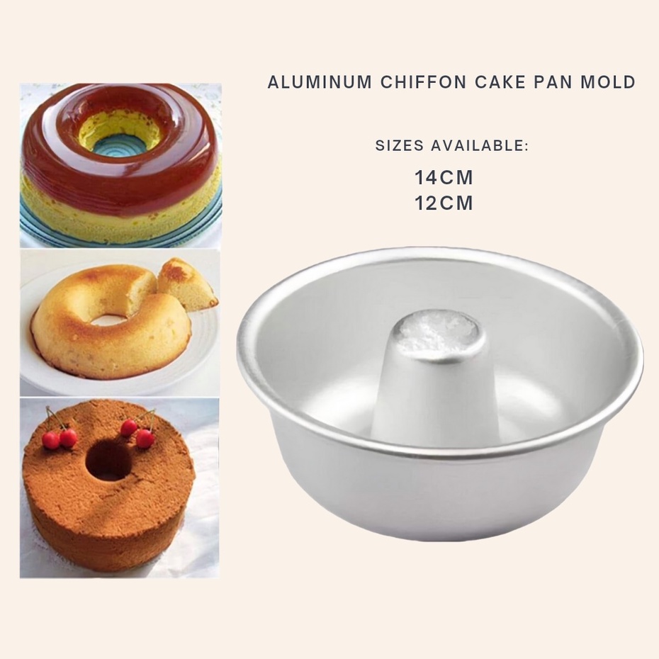 Asai Shoten original seamless aluminum tall chiffon cake mold 14cm sil –  WAFUU JAPAN