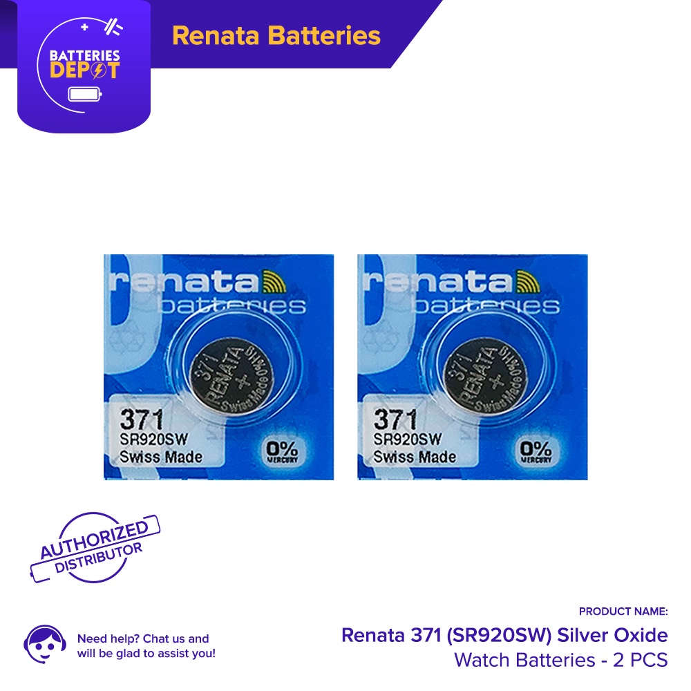 377 Renata Watch Battery SR626SW Swiss Made 0% Mercury Official Distributor  