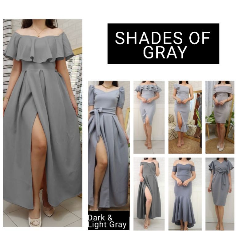 Pale gray dress sale