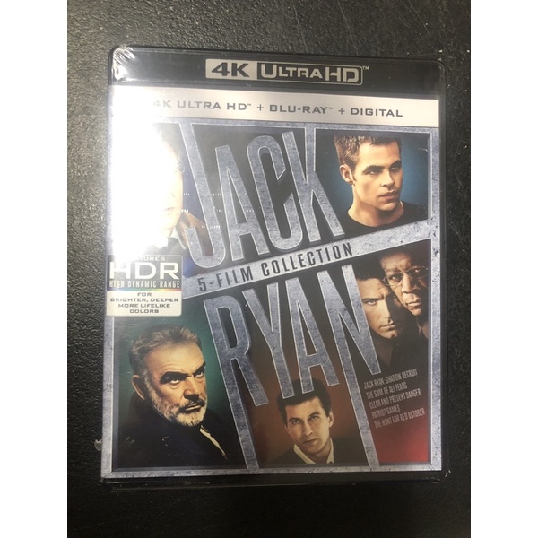 Jack Ryan 5-Film Collection [4K Ultra HD + Blu-Ray + Digital]