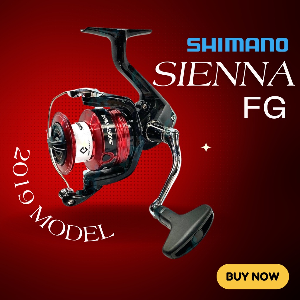 Shimano Sienna FG 2019 Model Fishing Spinning Reel