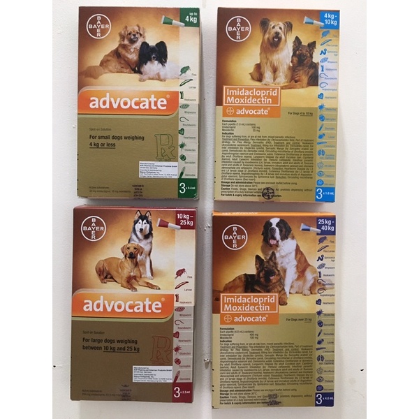 Advocate 40 small sales dog