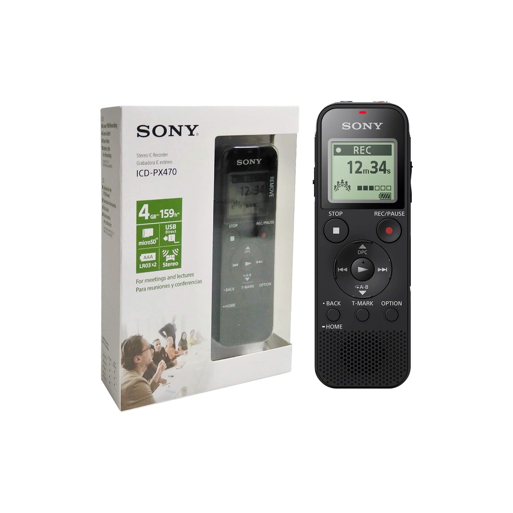 Sony PX Series Digital Voice Recorder Black ICDPX470 Best