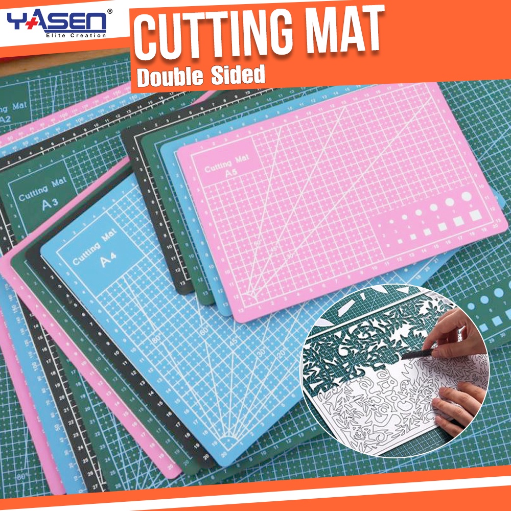 A3 A4 A5 Cutting Mat PVC Cut Pad Patchwork Tools Double Sided Patchwork  Self-healing Cutting Mat