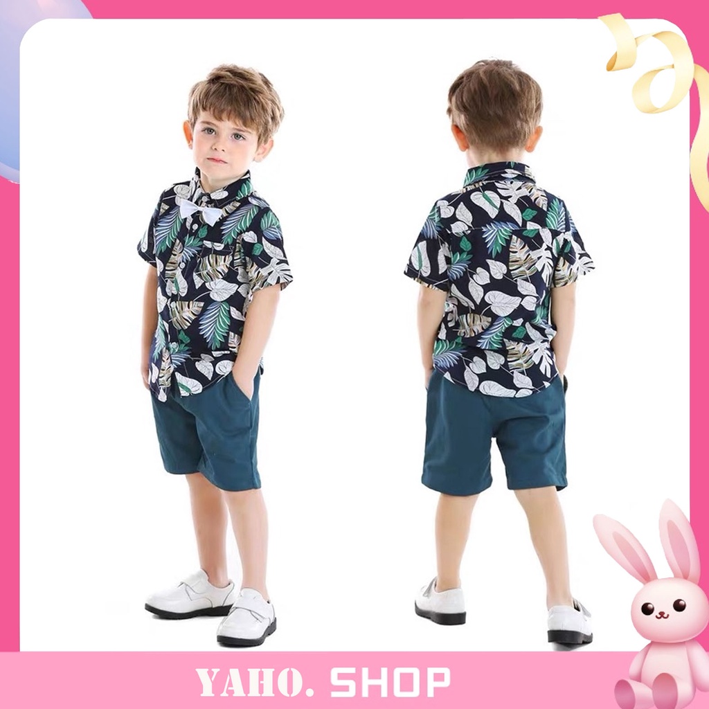 Floral outfit for boys best sale