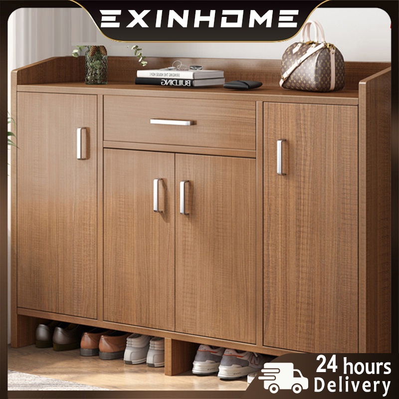 Home Entrance Large-Capacity Shoe Cabinet with Doors and Drawers
