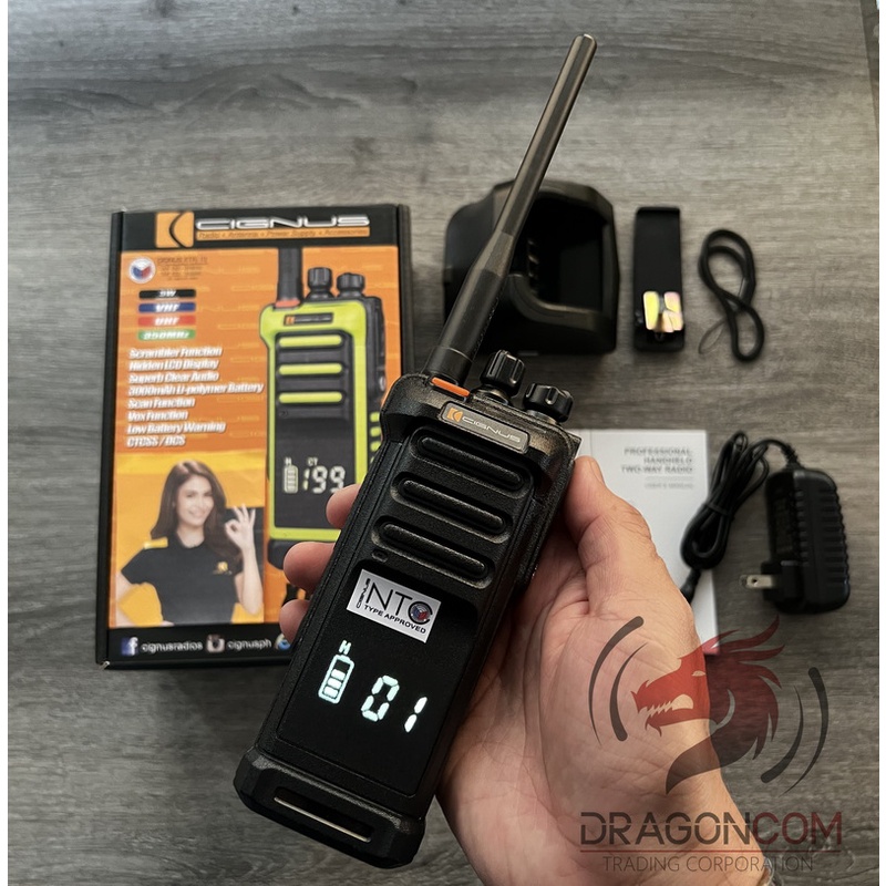 Cignus XTR 10 or XTR10 Single Band Two Way Radio Shopee Philippines