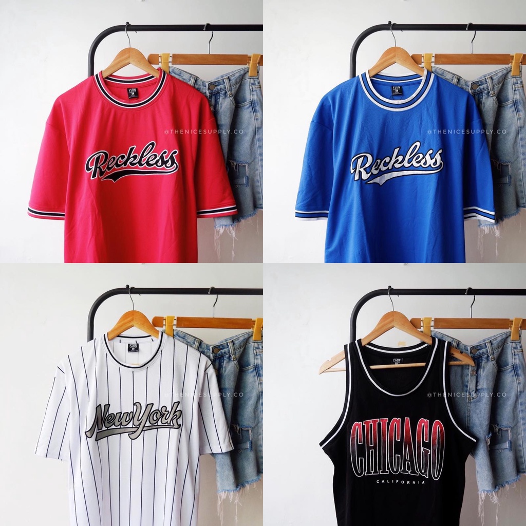 Oversized New York Jersey Baseball Shirt