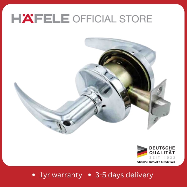 Hafele Cylindrical Lever Lockset Privacy Grade 2 Heavy Duty