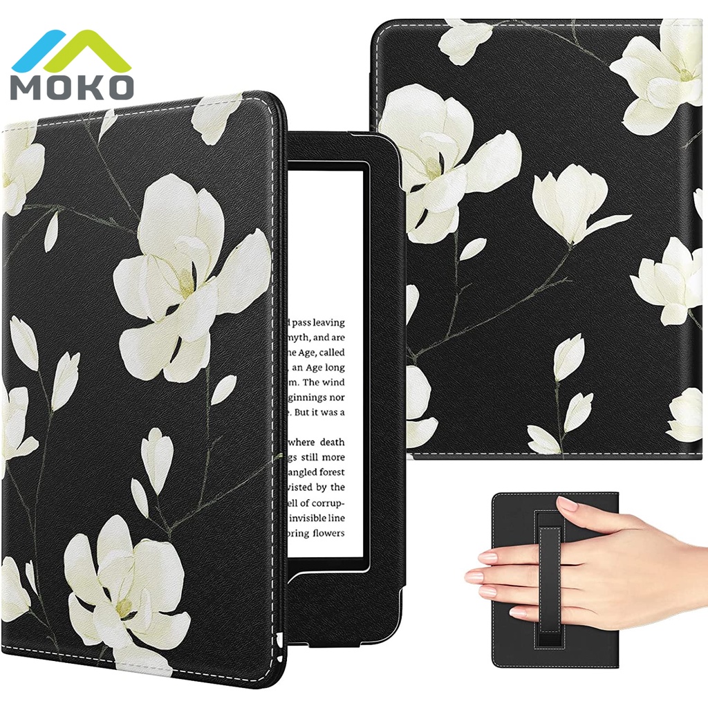  MoKo Case Fits All-New 7“ Kindle Oasis (9th and 10th Generation  ONLY, 2017 and 2019 Release), Premium Ultra Lightweight Shell Cover with  Auto Wake/Sleep - Black : Electronics