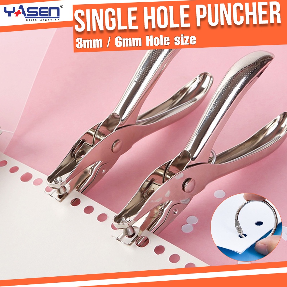 School Metal Single Hole Puncher Office Loose-Leaf Punch Circle