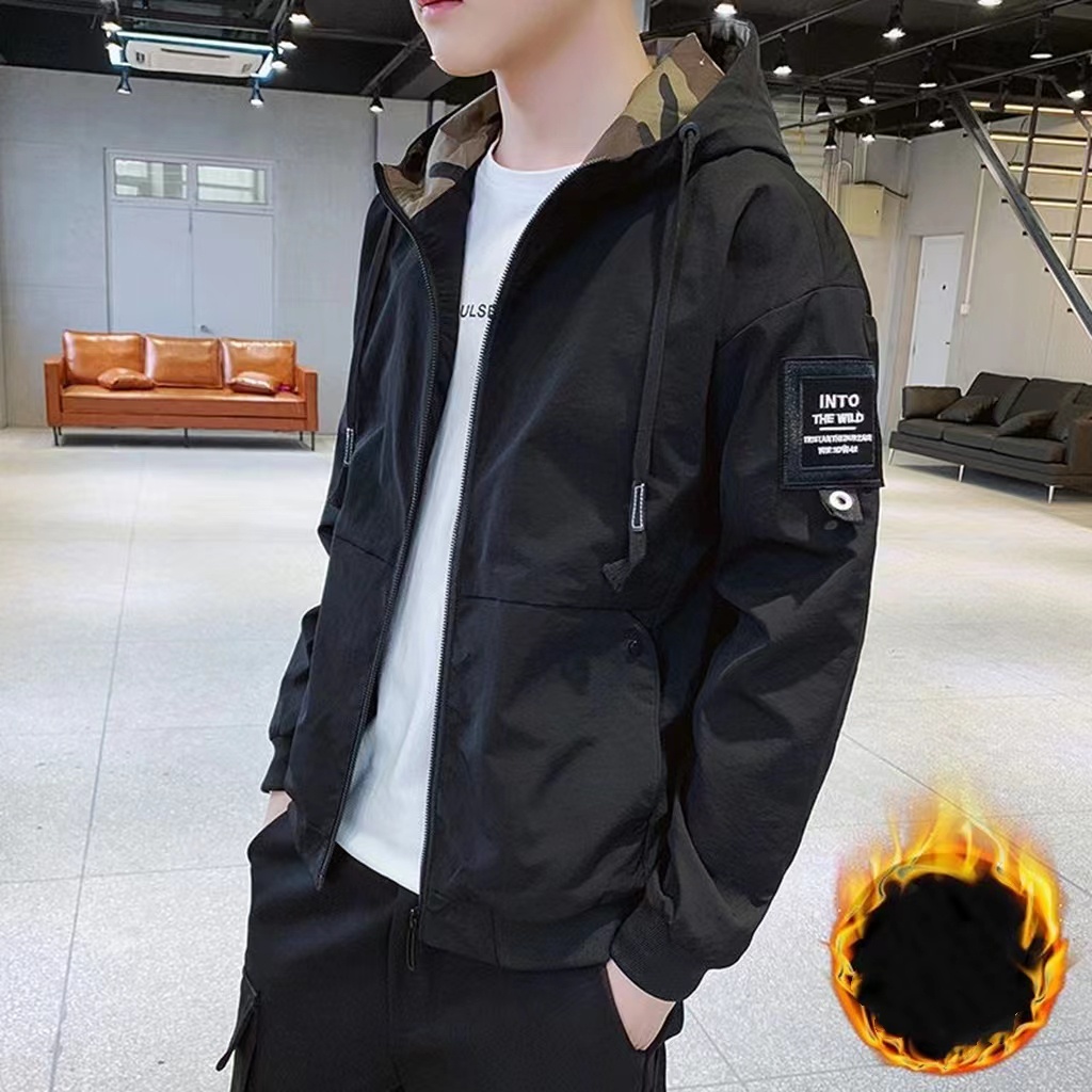 korean mens set varsity jacket Terno