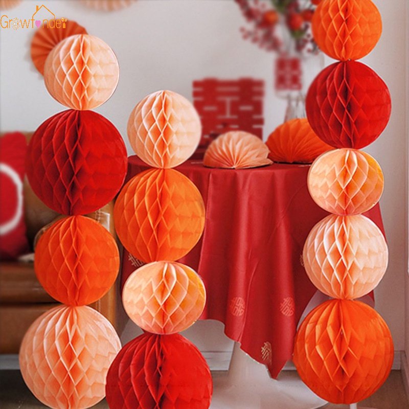 10/15/20/25/30cm Traditional Round Hanging Lanterns Chinese