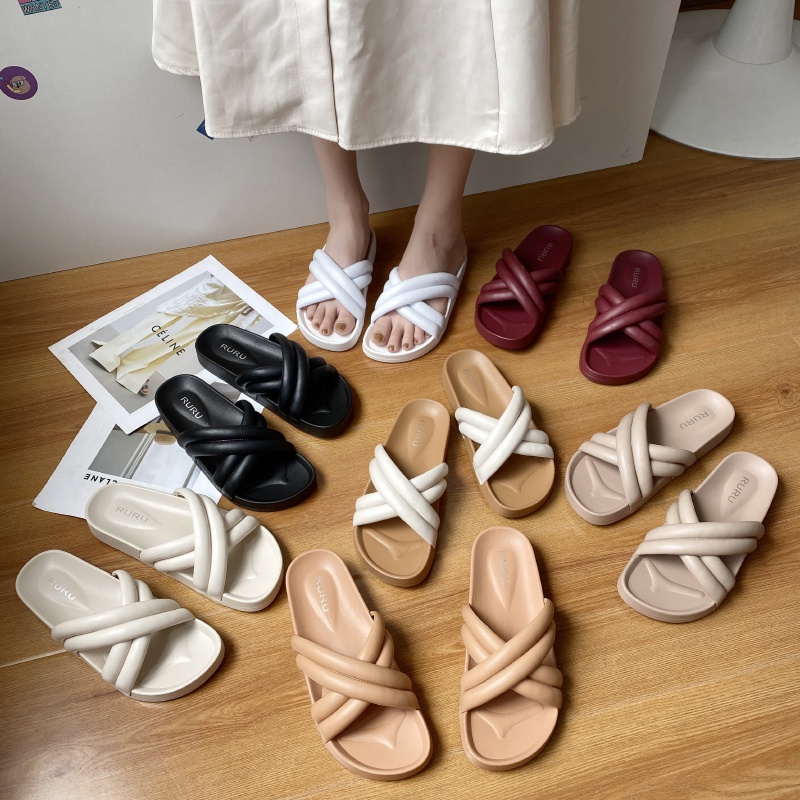 Crossover Slide Slippers - Soma