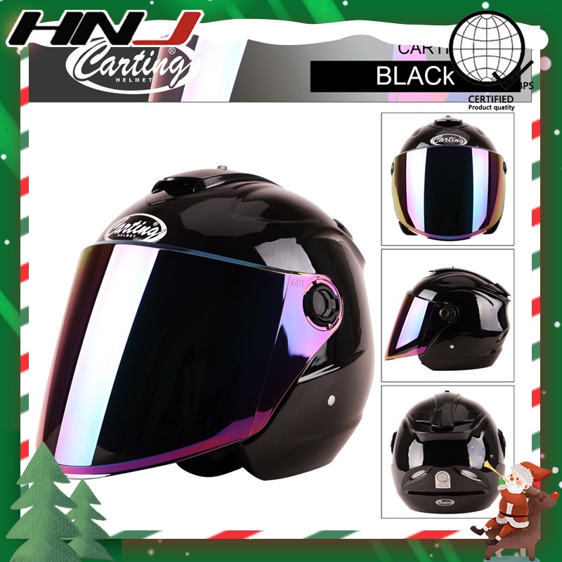 Lightweight half hot sale face helmet