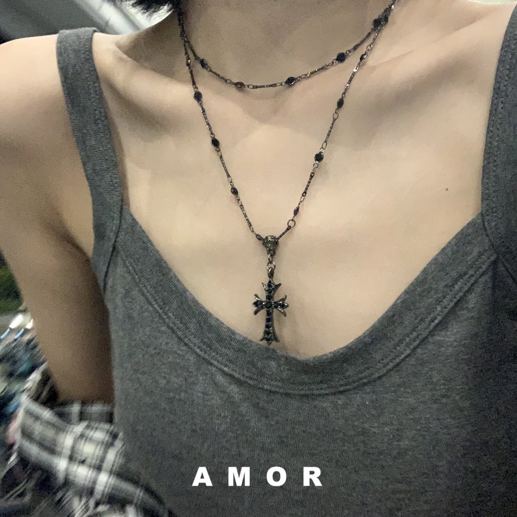 Y2k cross store necklace