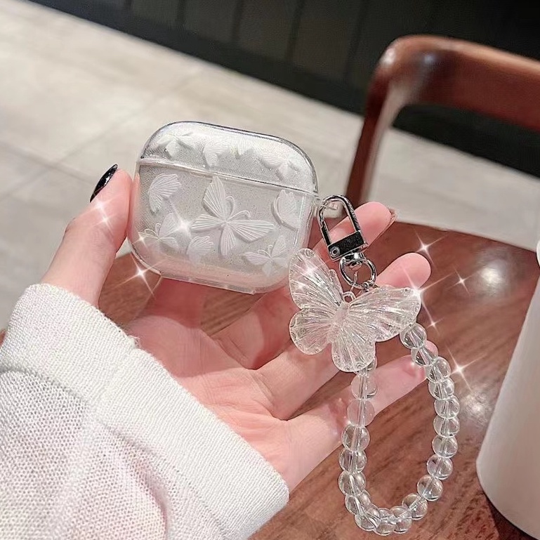 New Fashion Luxury Bow Heart Rhinestone Airpods Case For Airpods 1