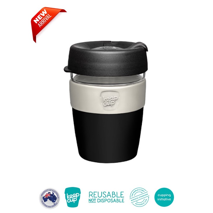  KeepCup Reusable Tempered Glass Coffee Cup