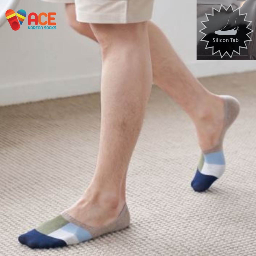 Iconic Socks - Loafer socks for men with silicon tab - footsocks