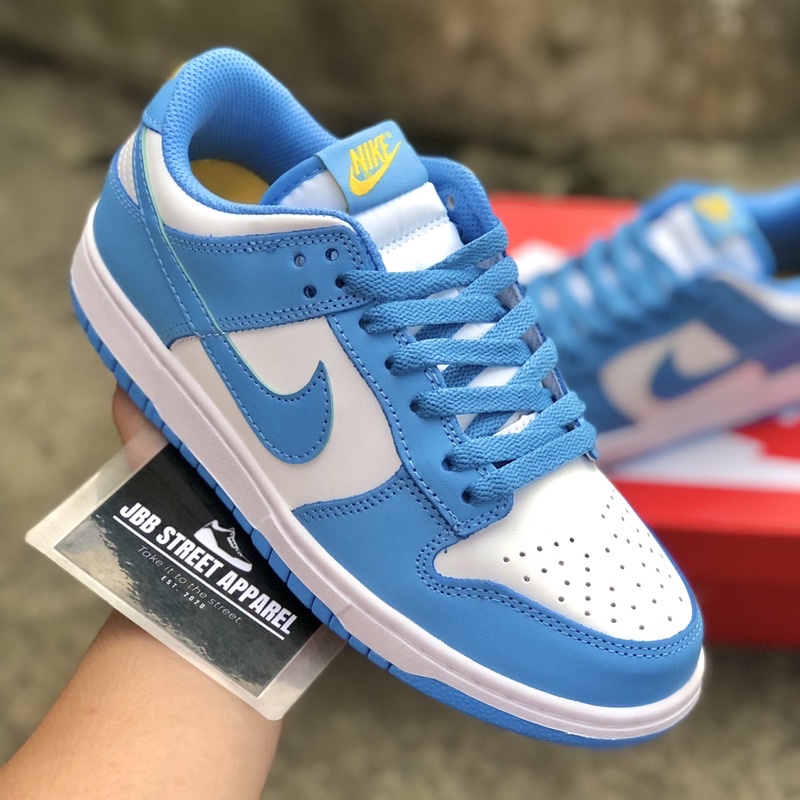 low cut fashion sneakers 'Coast' DUNK SB White Blue (HIGHEST QUALITY) shoes  For Men & Women