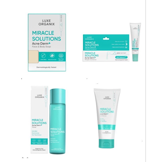 LUXE ORGANIX, Luxe Organix Miracle Solutions Acne Derm + Gel Cleanser 150g