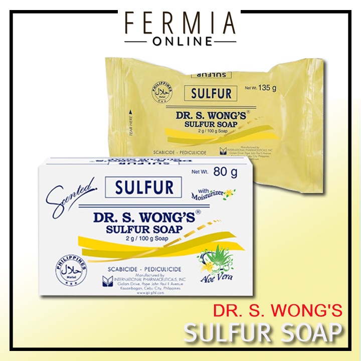 Dr. Wong's Sulfur Soap (Plain or with Moisturizer) | Shopee