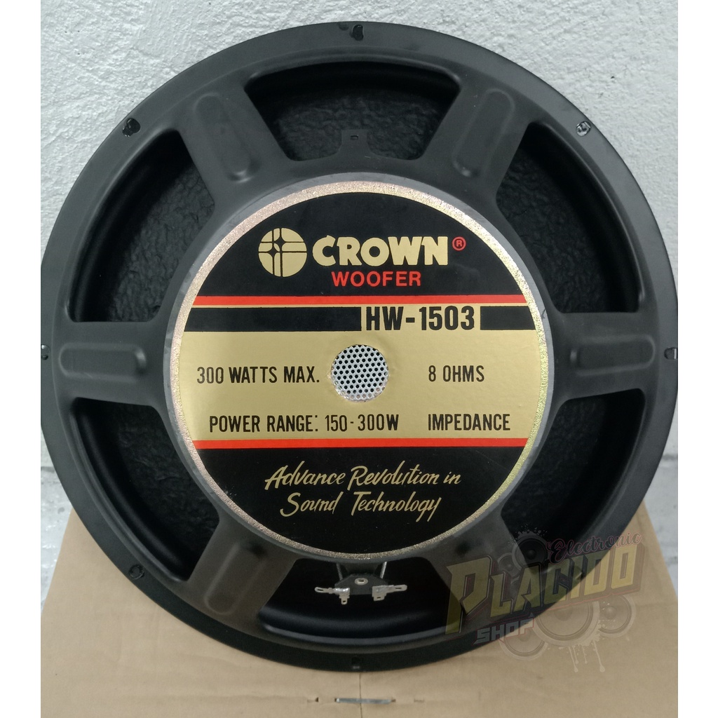 Crown speaker 15 store inches