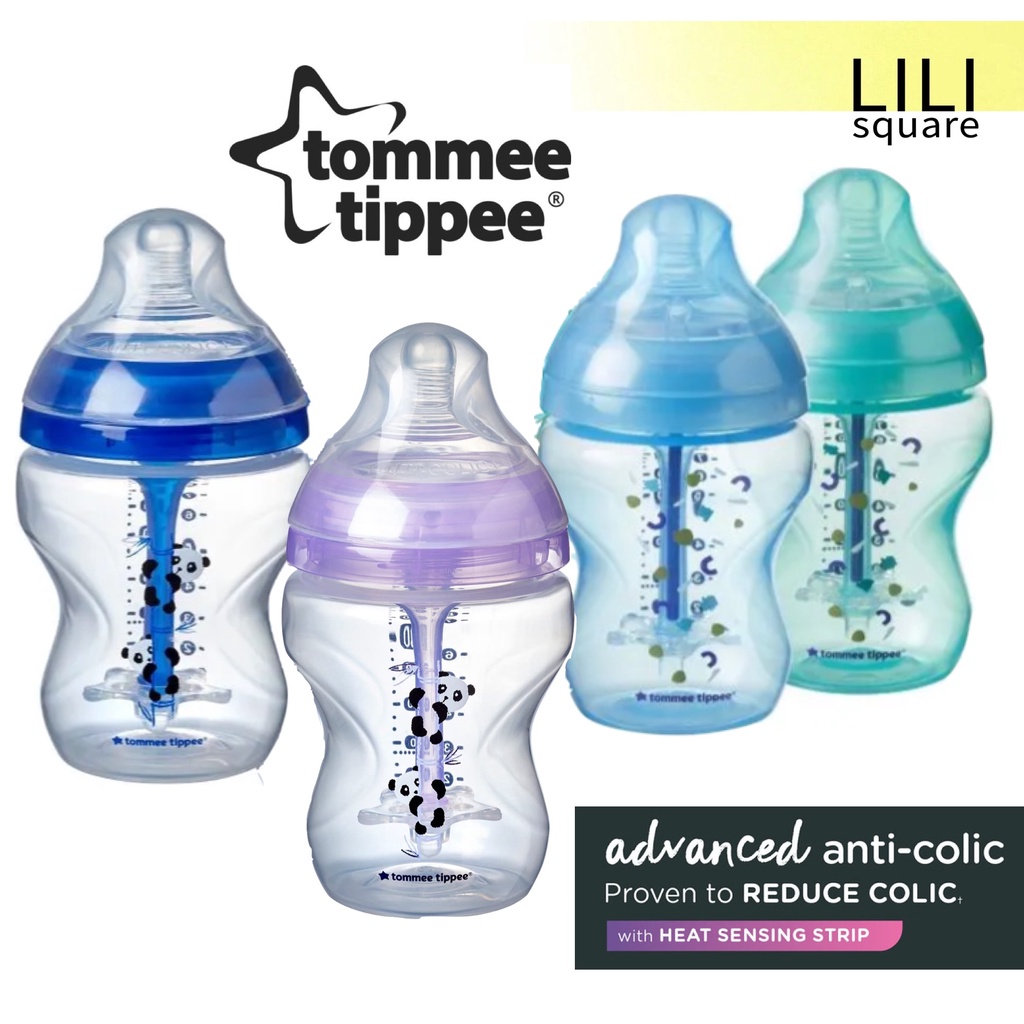 Tommee tippee anti colic bottles hot sale heat sensor