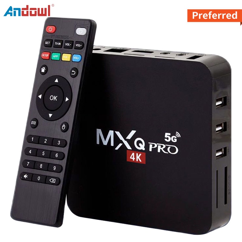 TV Box Smart TV Box Android MXQ PRO 5G 4K 4G+64G 8+128G Smart TV Box With  I8 Keyboard