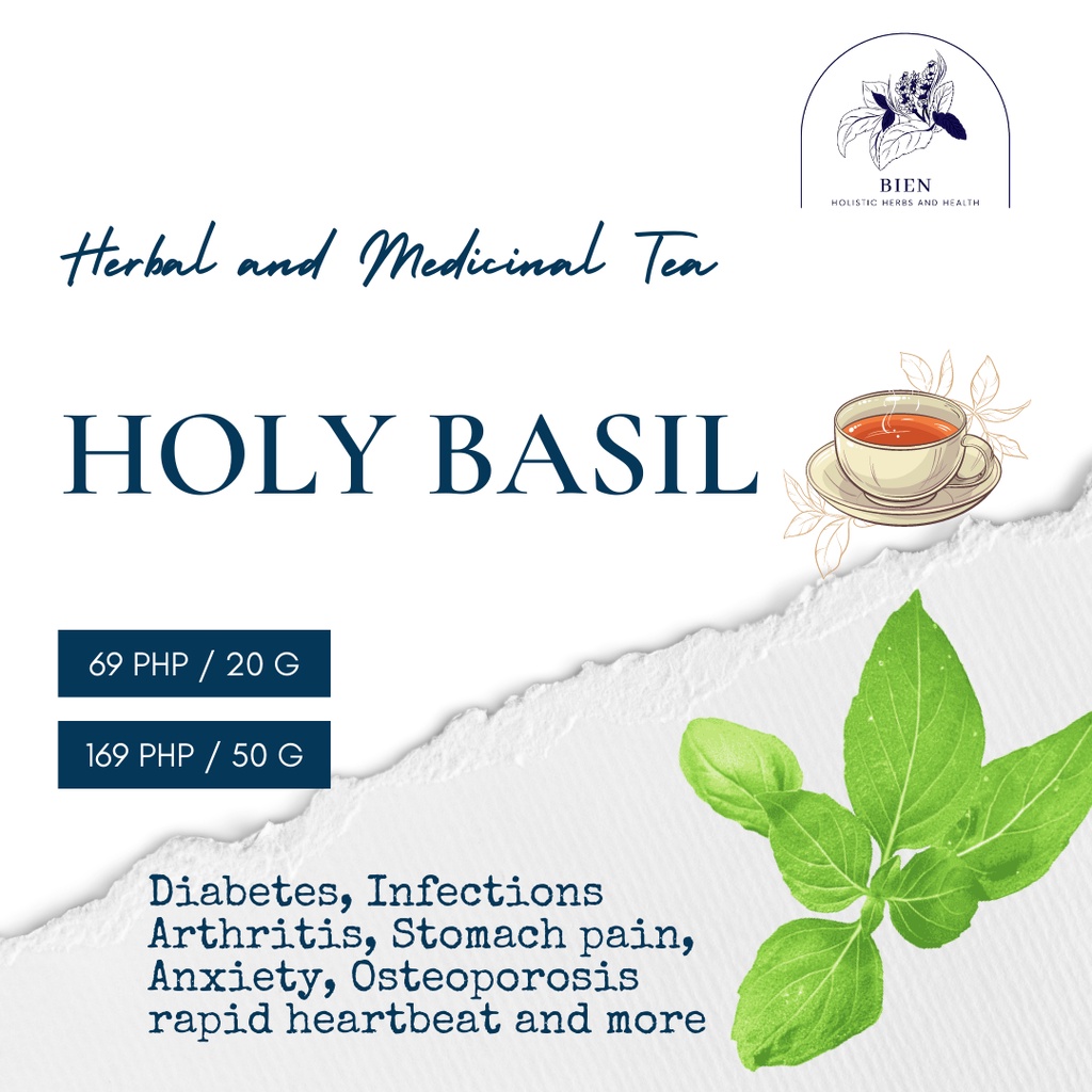 DRIED HOLY BASIL HOLY BASIL HOLY BASIL OR TULSI TEA 20 g 50 g 100