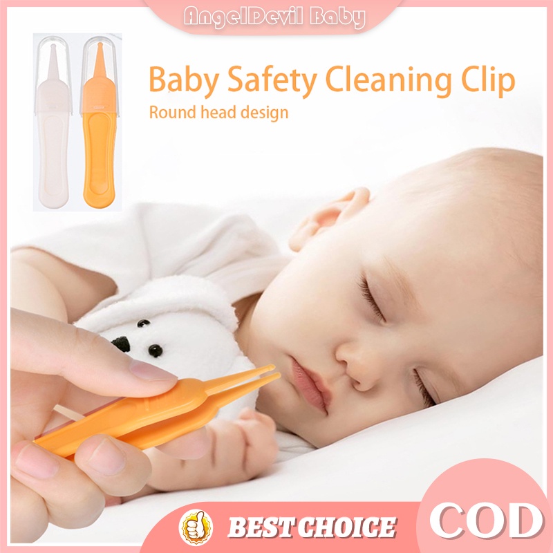 Baby Care Nose Tweezers Booger Cleaner Rounded Tip