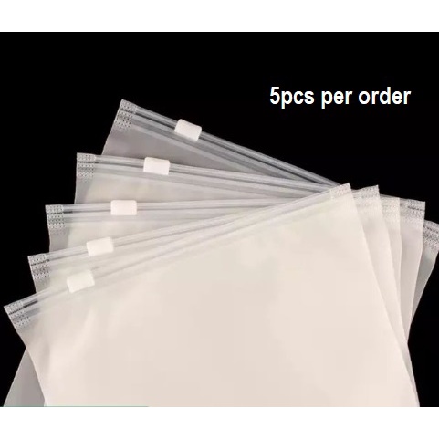 Frosted best sale resealable bags