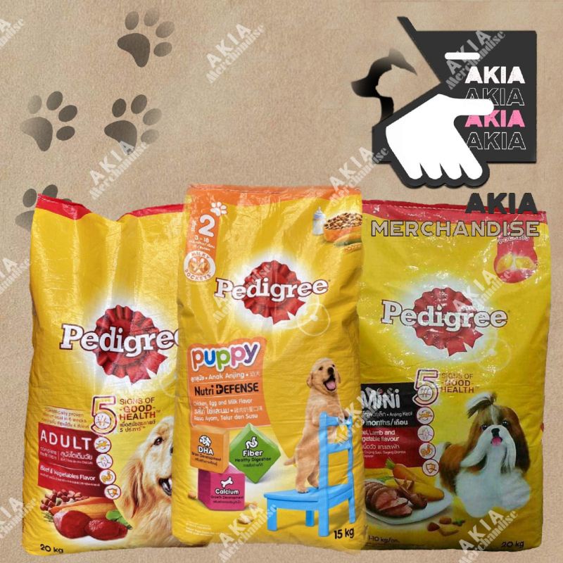 Pedigree 15kg puppy clearance food