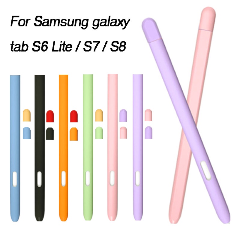 Ready To ship Colorful Soft Silicone Stylus Pen Case for Samsung