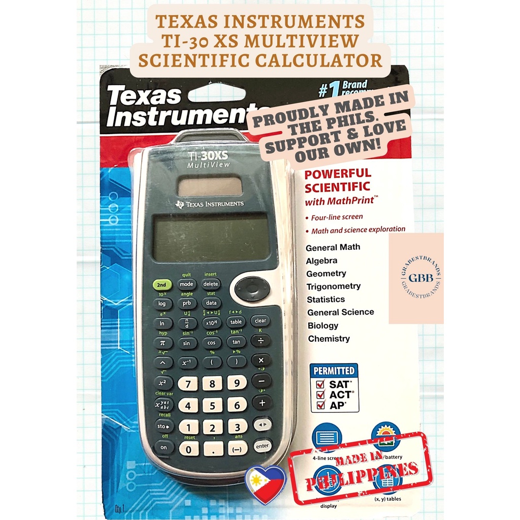 Texas Instruments TI-30XS Multi View Scientific Calculator 