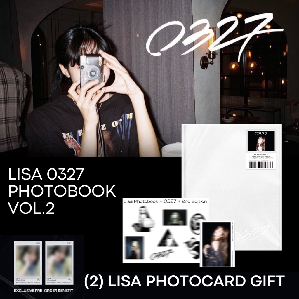 LISA PHOTOBOOK 0327 photocard-