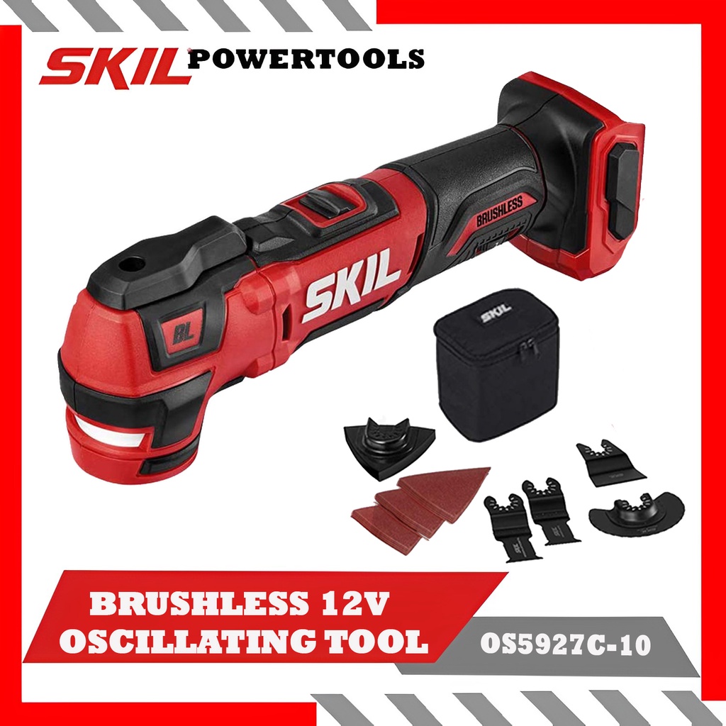 SKIL PWRCORE Brushless 12V Oscillating Multi Tool OS5927C 10