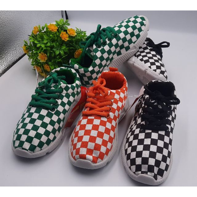 Checkered shoes outlet kids