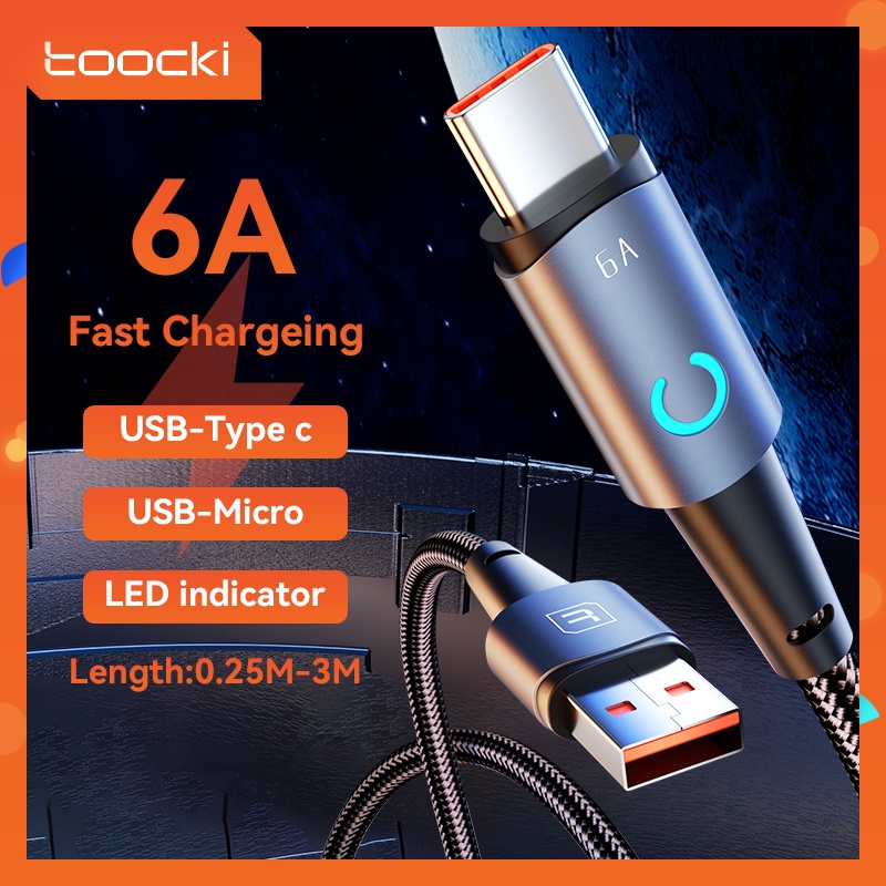 Toocki 75W USB C Charger QC4.0 PD3.0 5A 45W Fast Charging Type C Car