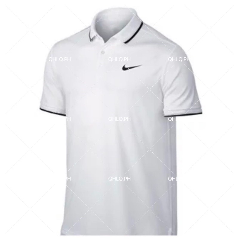 Nike polo shirt best sale white