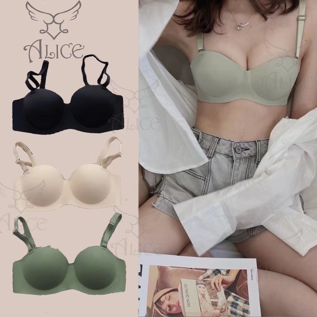 ready stock】New bra push up seamless wireless for women non wire