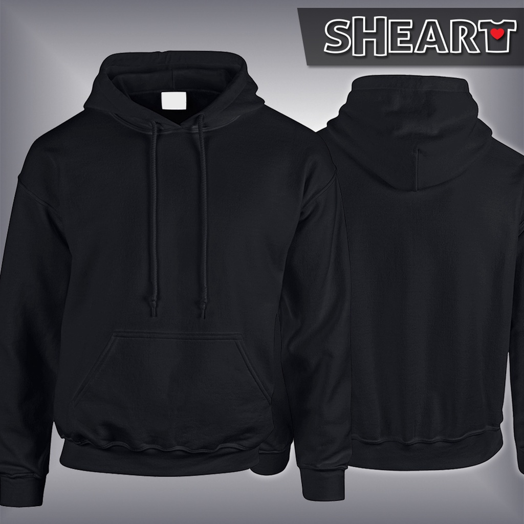 Hoodie jacket store plain black