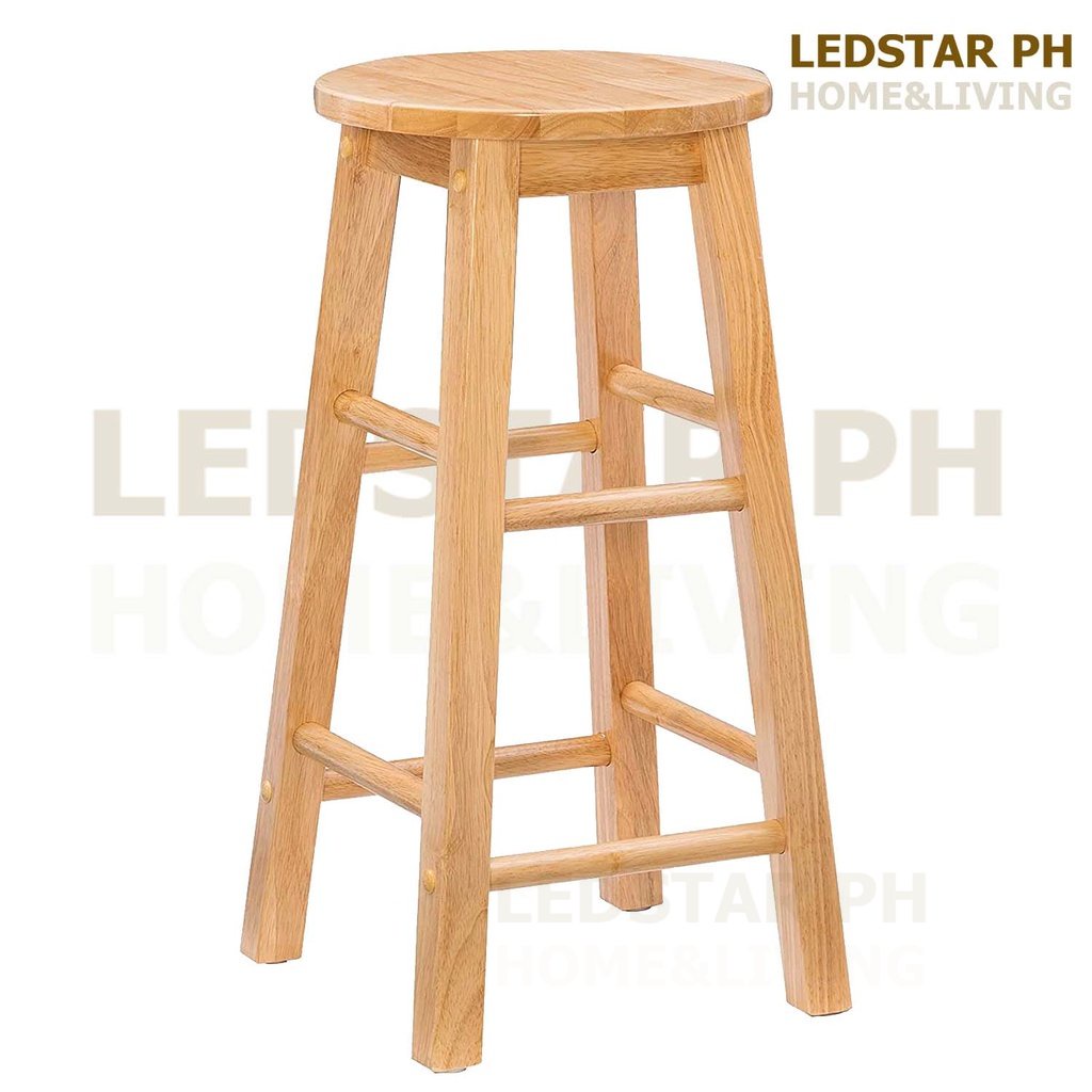 Wooden chair online stool